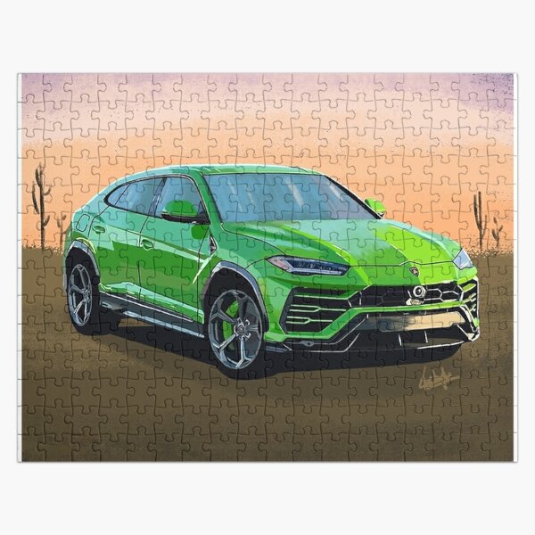Lamborghini Terzo Millennio Drawing Jigsaw Puzzle by CarsToon