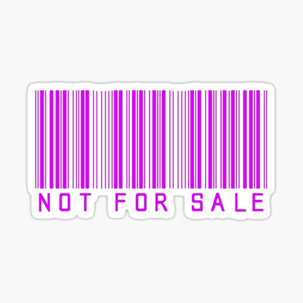 Item preview, Purple Bar Code Not For Sale designed and sold by brendan8murphy.