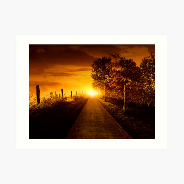Light at the end Art Print