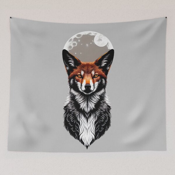Item preview, Ethiopian Wolf Moon designed and sold by Aww_To_Z Animals.