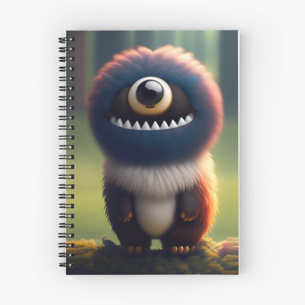 Artikelvorschau, Ich bin das Fluffy One Eye Monster entworfen und verkauft von ChibiMavis.