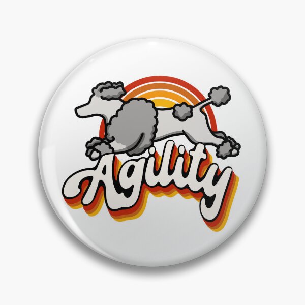 Item preview, White Poodle Agility designed and sold by SouthernPineK9s.