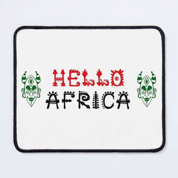 Item preview, Hello Africa; designed and sold by StickerApe.