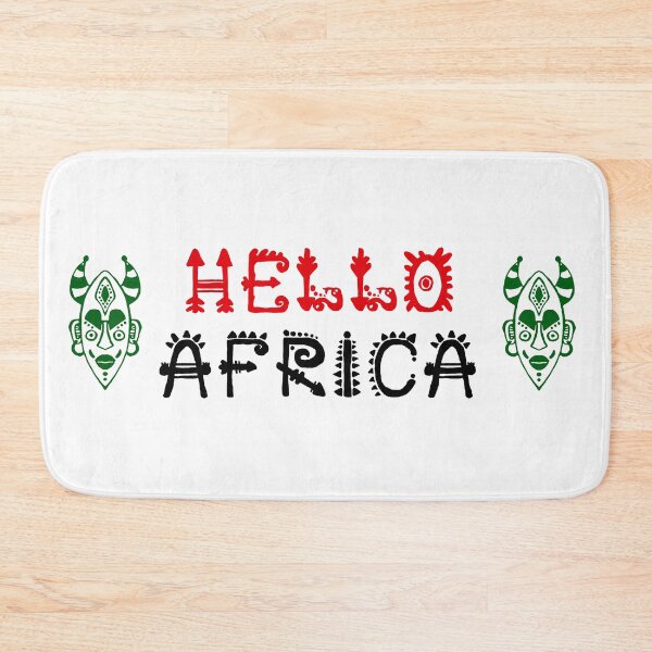 Item preview, Hello Africa; designed and sold by StickerApe.