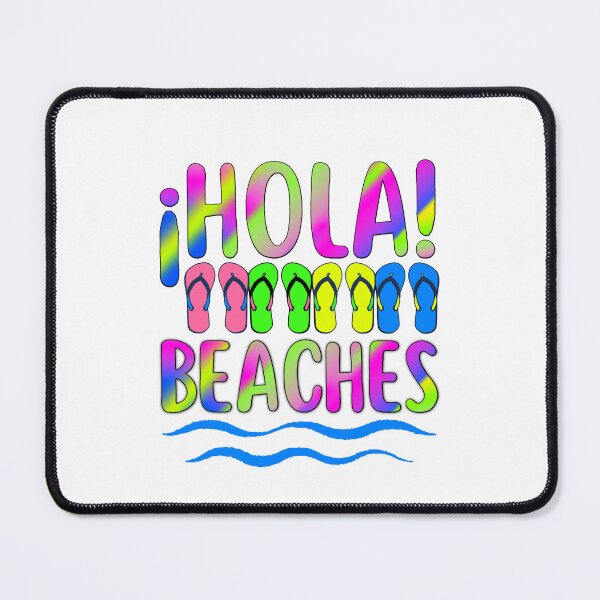 Item preview, HOLA BEACHES - Funny Beach Vacation, Rainbow Travel designed and sold by Sun Sand & Sea Art.
