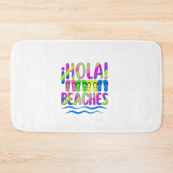 Item preview, HOLA BEACHES - Funny Beach Vacation, Rainbow Travel designed and sold by Sun Sand & Sea Art.