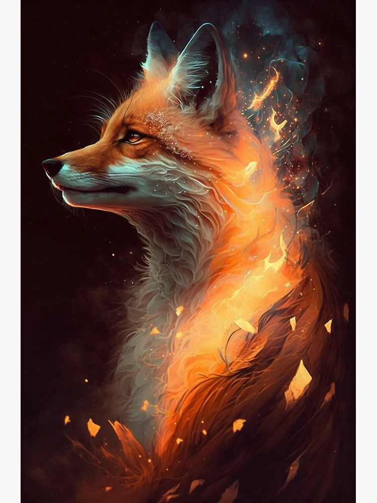 Spirit Animal Fox Art Print for Sale by Planetporridge