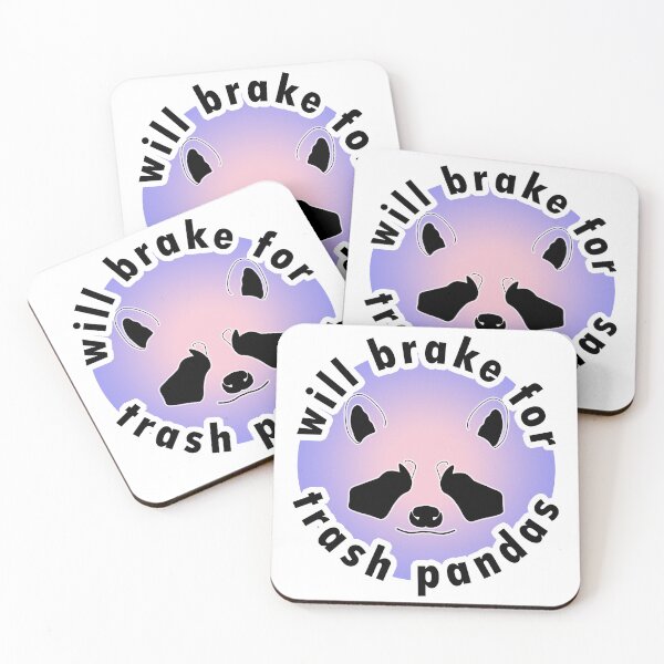Item preview, Will Brake For Trash Pandas designed and sold by DeStoya.
