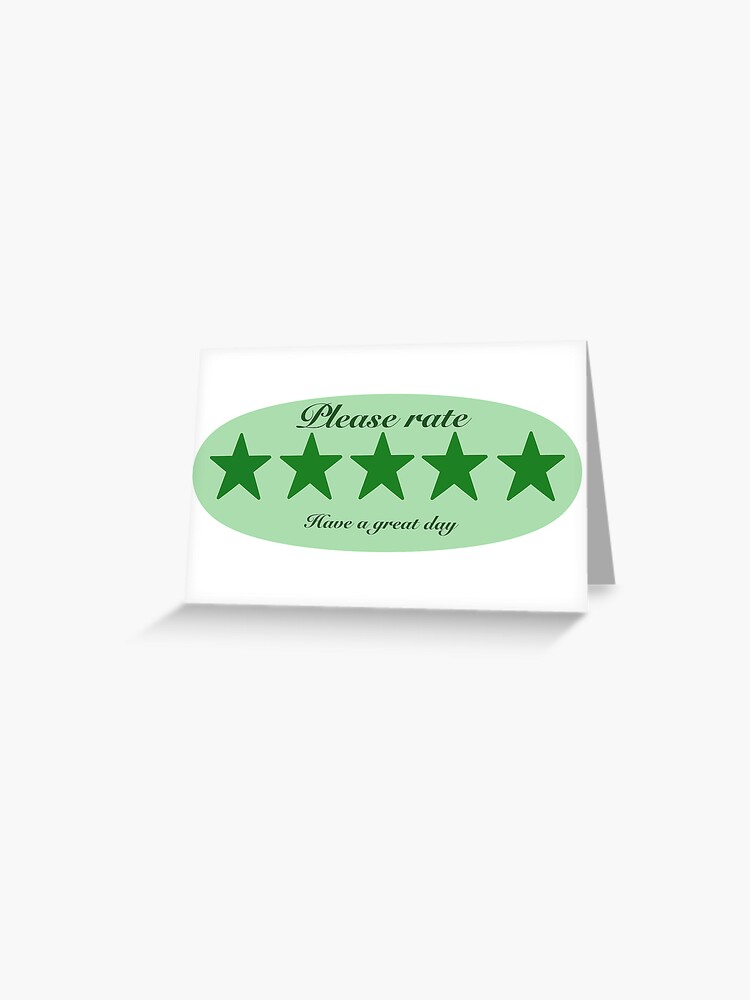 Five star rating blue stars  Postcard for Sale by Singerevita