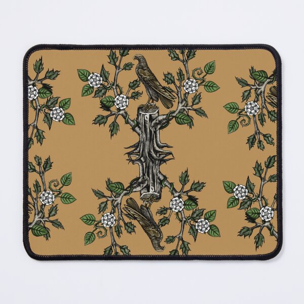 Item preview, Medieval Stump & Hawk, a Woodworking Crest Pattern designed and sold by FreyStrandDraws.
