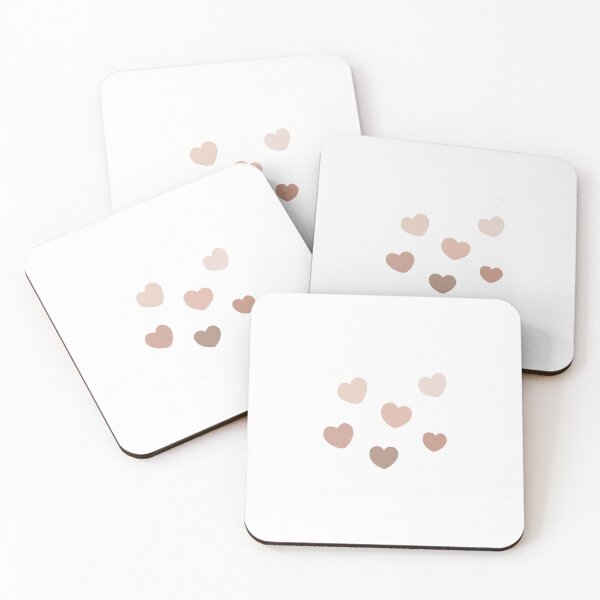 Item preview, Aesthetic Cute Orange Hearts designed and sold by lameowee.