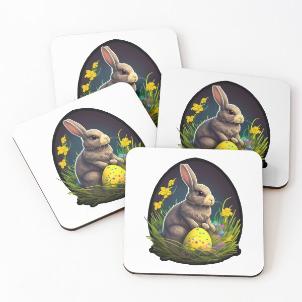 Item preview, Happy easter bunny rabbit face funny easter day women girls designed and sold by BobilandStore.