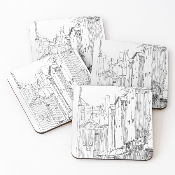 Item preview, Chinatown Backlane, Singapur Edificios nuevos y antiguos designed and sold by Almondtree.