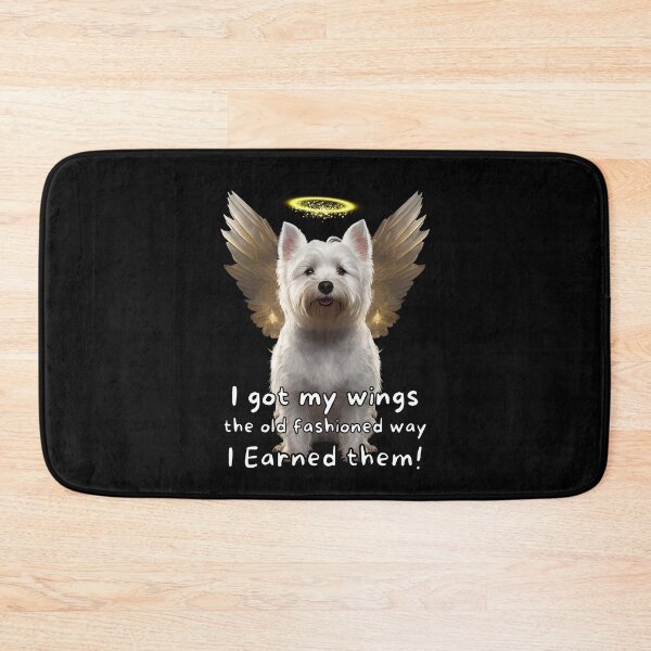 Item preview, Angel dogs - Westie designed and sold by SteampunkMoai.