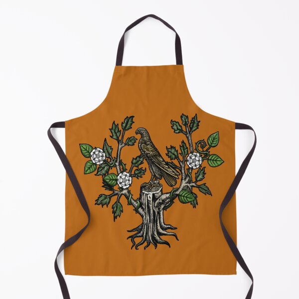 Item preview, Medieval Stump & Hawk, a Woodworking Crest designed and sold by FreyStrandDraws.