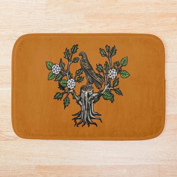Item preview, Tocón y halcón medievales, un escudo de madera designed and sold by FreyStrandDraws.