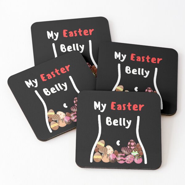 Item preview, Funny Chocolate Eggs Chocolate Bunny Full belly Easter Feast designed and sold by Artstastic.