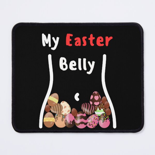 Item preview, Funny Chocolate Eggs Chocolate Bunny Full belly Easter Feast designed and sold by Artstastic.
