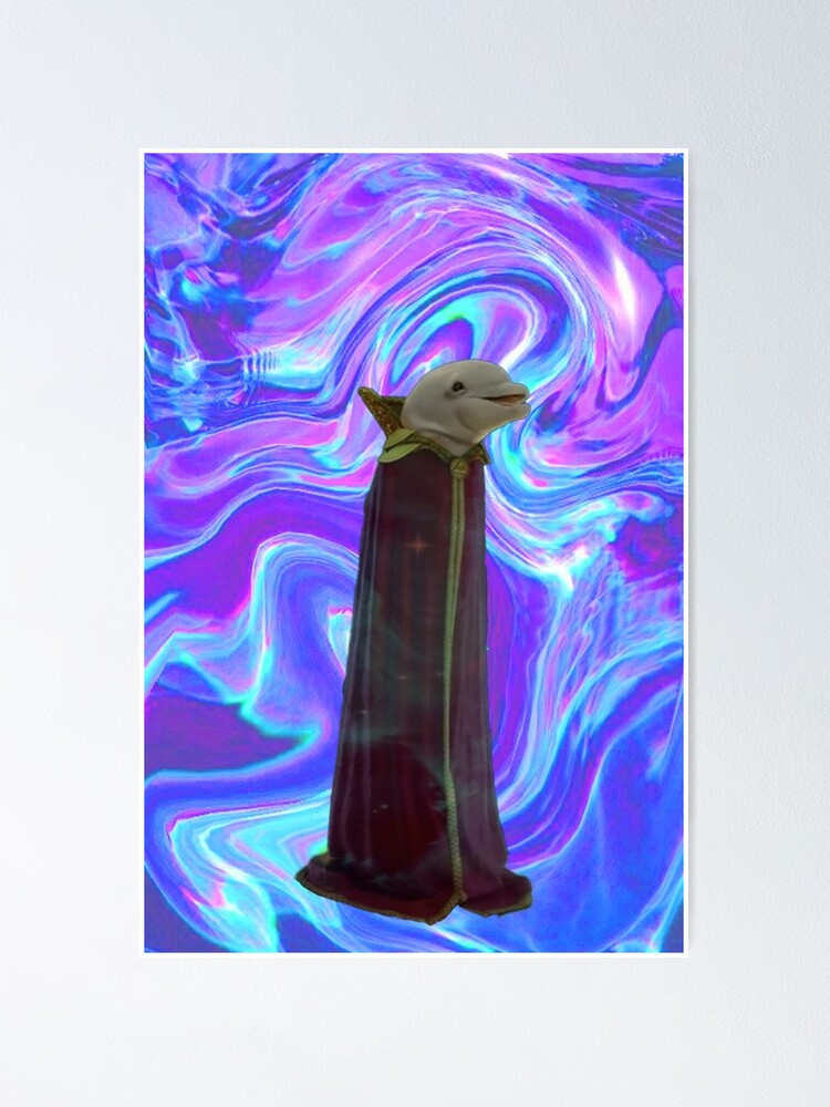 "Spongebob Bubbles the Dolphin (Aesthetic)" Poster by SEryST Redbubble