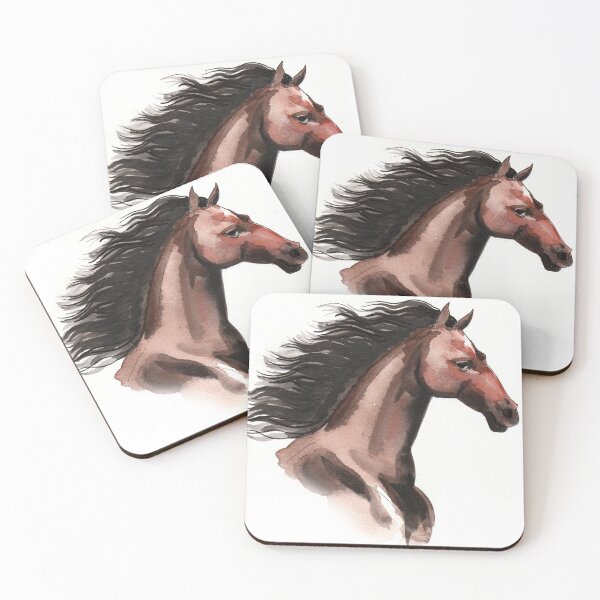 Artikelvorschau, Watercolor horse entworfen und verkauft von AlexBlackSea.