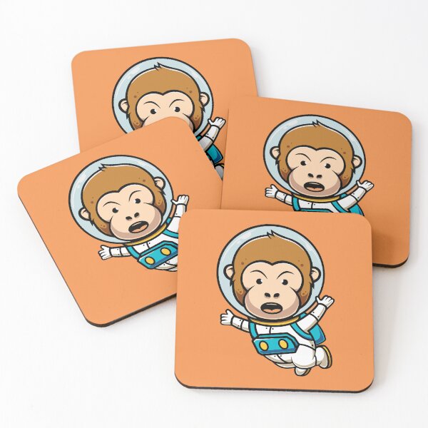 Item preview, Cute Monkey Space Explorer designed and sold by cubbone.