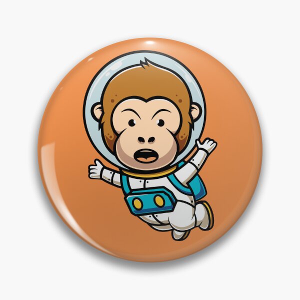 Item preview, Cute Monkey Space Explorer designed and sold by cubbone.