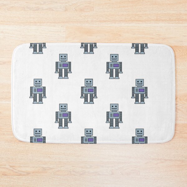 Item preview, Robots - White designed and sold by Ashleigh Bell.