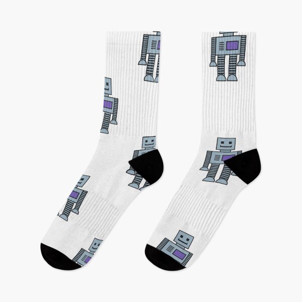 Item preview, Robots - White designed and sold by Ashleigh Bell.