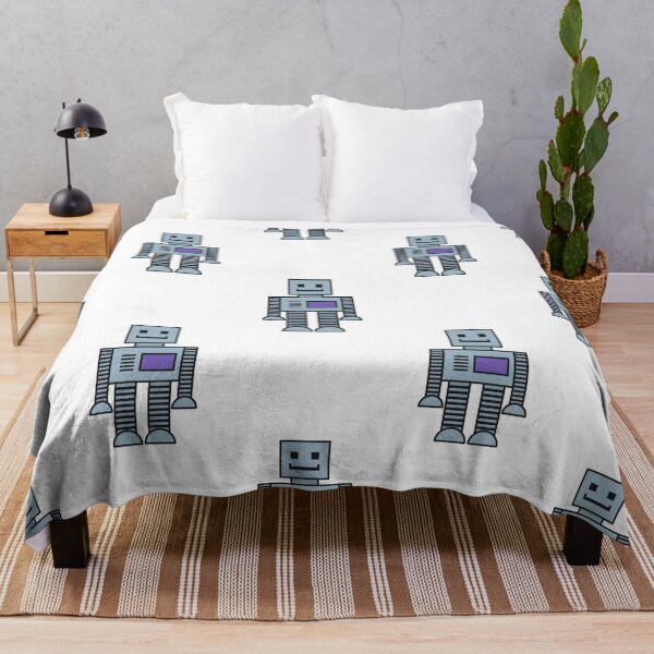Item preview, Robots - White designed and sold by Ashleigh Bell.