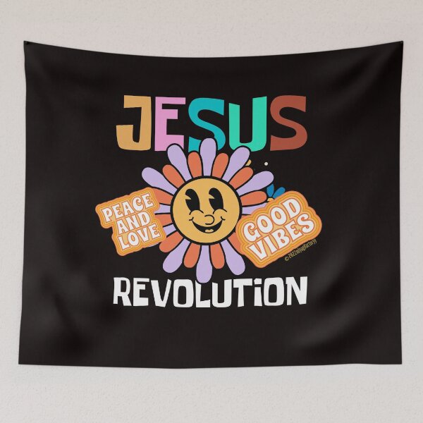 Artikelvorschau, Jesus Revolution Glückliche Sonne entworfen und verkauft von miyagifactory.