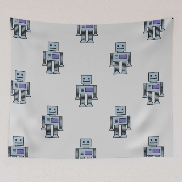 Item preview, Robots - Gray designed and sold by Ashleigh Bell.