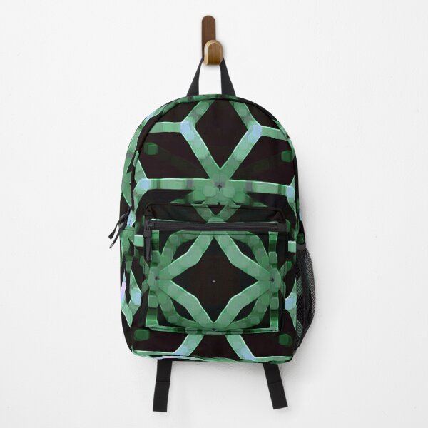 Item preview, Grass Green Geometric Abstract Herbal Purple Dark Background designed and sold by kattakitty.