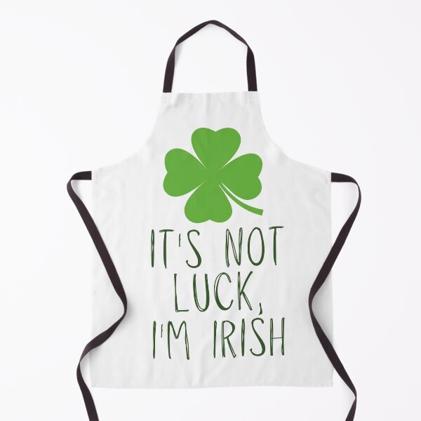 Item preview, clover "It's Not Luck I'm Irish" designed and sold by BirdandPoppy.