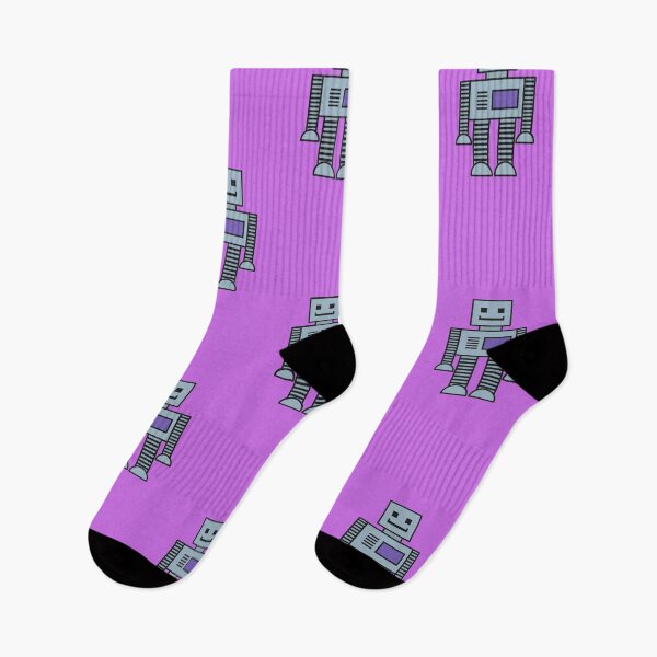 Item preview, Robots - Purple designed and sold by Ashleigh Bell.