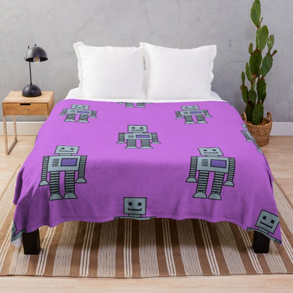 Item preview, Robots - Purple designed and sold by Ashleigh Bell.