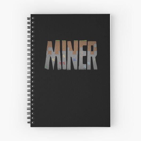 Item preview, Underground MINER Cross-Section (on Black) designed and sold by epinkb.