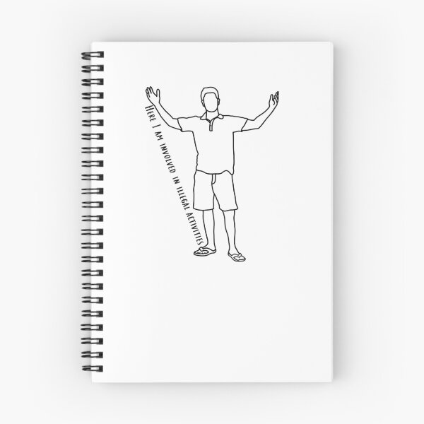 Item preview, Here I Am Involved In Illegal Activities designed and sold by beckahbrooks.