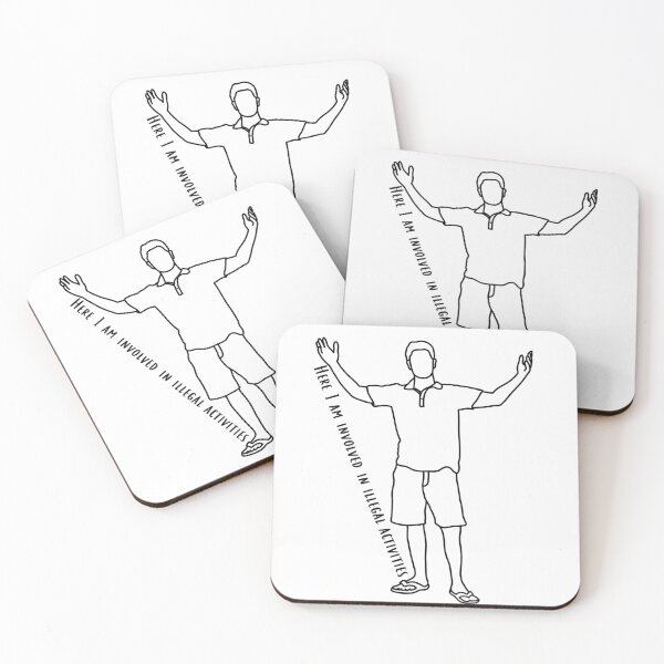 Item preview, Here I Am Involved In Illegal Activities designed and sold by beckahbrooks.