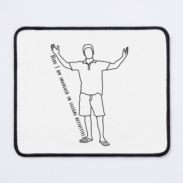 Item preview, Here I Am Involved In Illegal Activities designed and sold by beckahbrooks.