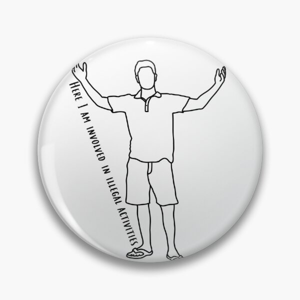 Item preview, Here I Am Involved In Illegal Activities designed and sold by beckahbrooks.