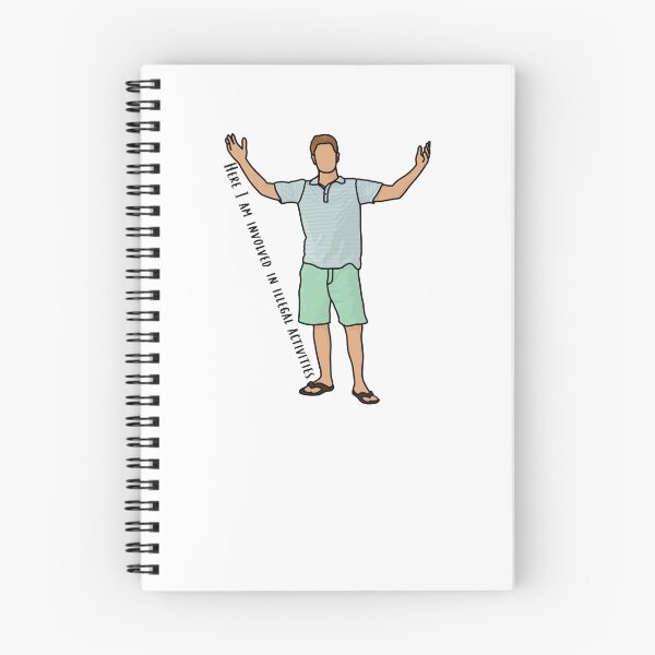 Item preview, Here I Am Involved In Illegal Activities designed and sold by beckahbrooks.