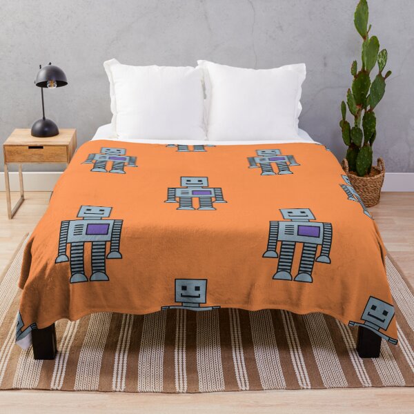 Item preview, Robots - Orange designed and sold by Ashleigh Bell.