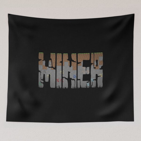 Item preview, Underground MINER Cross-Section #2 (on Black) designed and sold by epinkb.