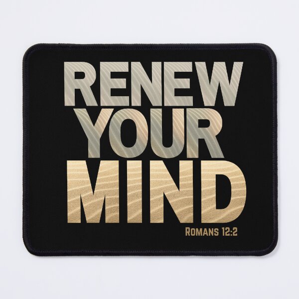Item preview, Renew your mind - Romans 12:2 designed and sold by Everyday_wonder .