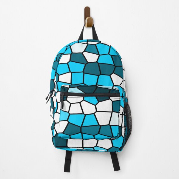 Item preview, Abstract Blue and White Mosaic Pattern designed and sold by calibrit.