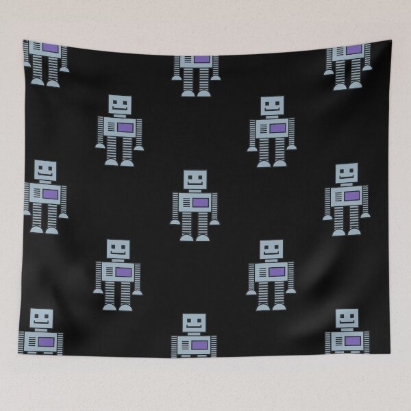 Item preview, Robots - Black designed and sold by Ashleigh Bell.