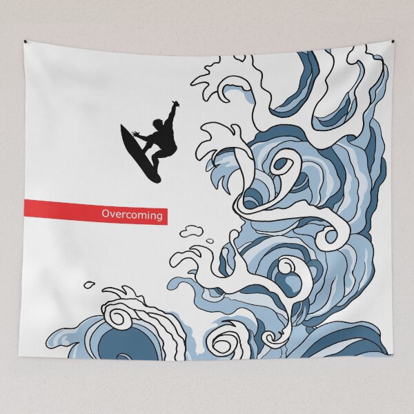 Item preview, Life is about Overcoming - Surfing designed and sold by rclwow.