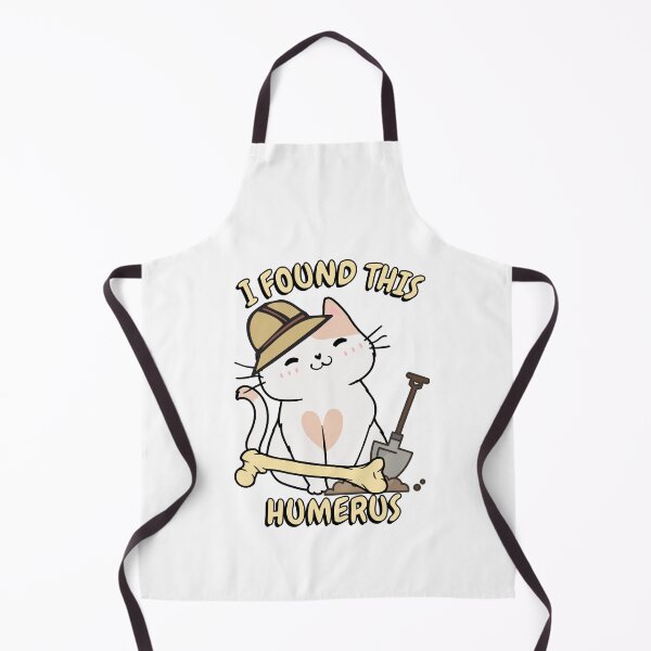 Item preview, Funny White Cat archaeologist found a bone designed and sold by Pet Station.