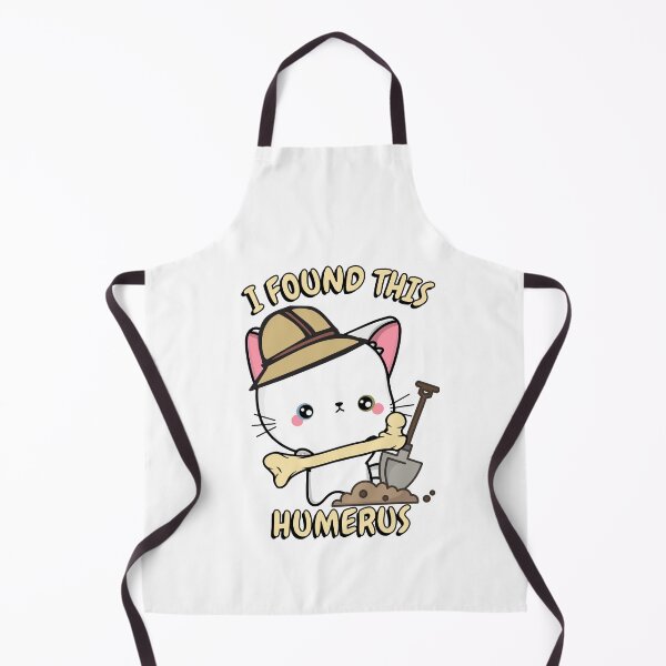 Item preview, Funny White Cat archaeologist found a bone designed and sold by Pet Station.