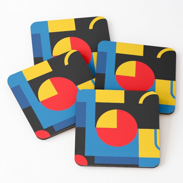 Item preview, Bauhaus geometrical abstract art work  designed and sold by Thecolourwheel.
